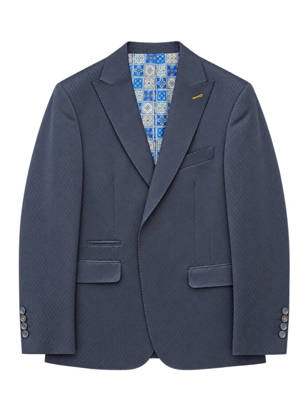 Avenue 21 Navy Blue Men's Single-Breasted Sport Coat